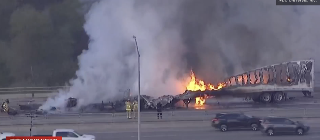 Big Rig Crash in Mission Valley