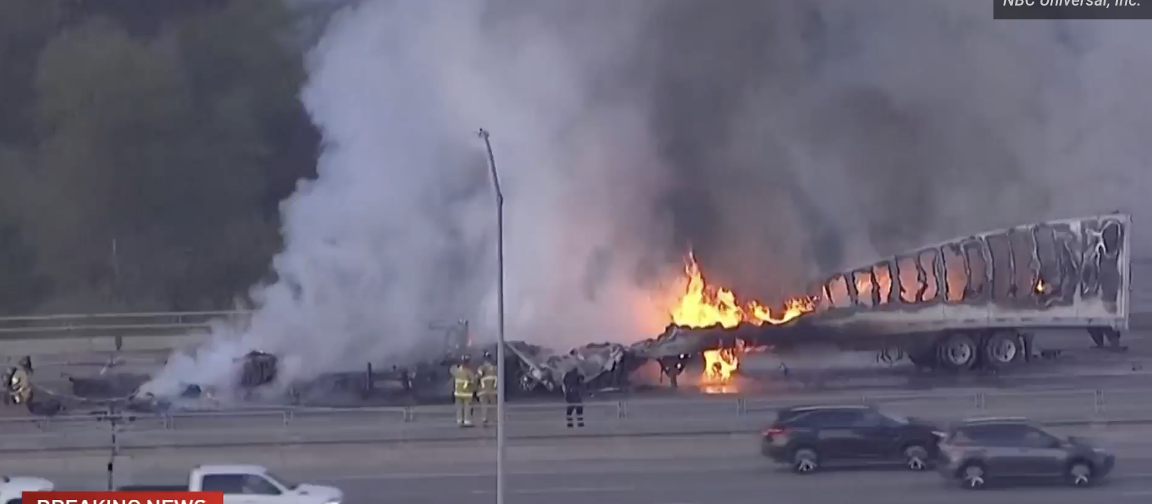 Big Rig Crash in Mission Valley